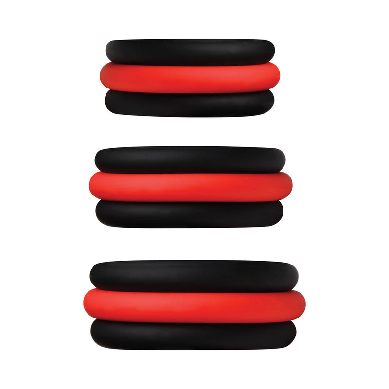 JOCK Enhancers Set of 3 - 2-in-1 Silicone C-Rings
