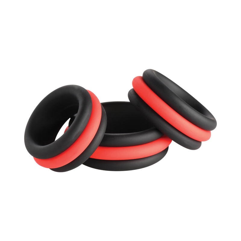 JOCK Enhancers Set of 3 - 2-in-1 Silicone C-Rings