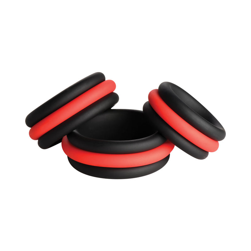 JOCK Enhancers Set of 3 - 2-in-1 Silicone C-Rings