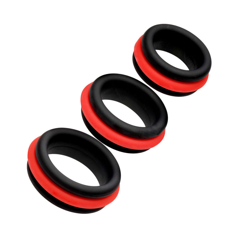 JOCK Enhancers Set of 3 - 2-in-1 Silicone C-Rings