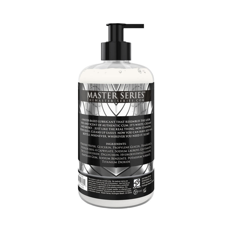 Master Series Jizz Cum-Scented Water-Based Lube 16 oz.