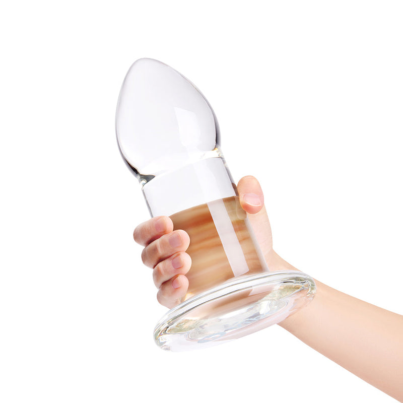 b-Vibe Advanced 8 in. Glass Anal Dilator