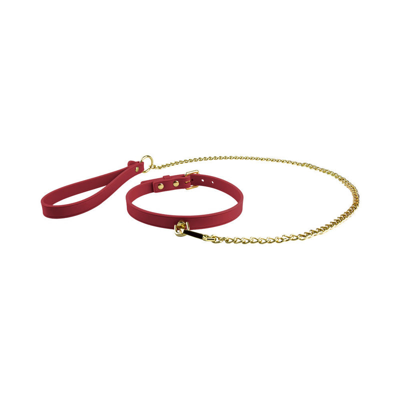 Temptasia Ardor Collar & Leash Red