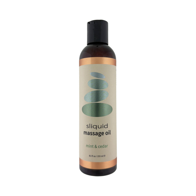 Sliquid Massage Oil Mint & Cedar 8.5 oz.