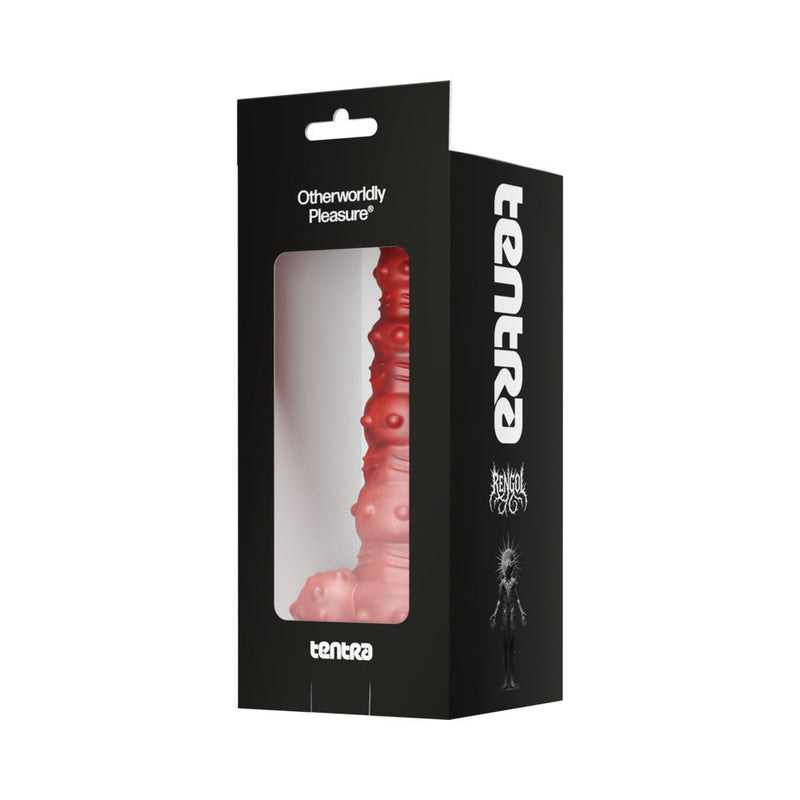 Tentra Rengol Studded Demon Thrusting Dildo Red