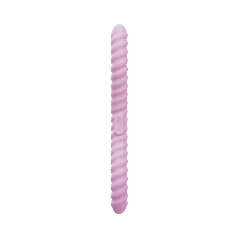 Tentra Cor Unicorn Horn Double-Ended Vibrating Dildo Pink