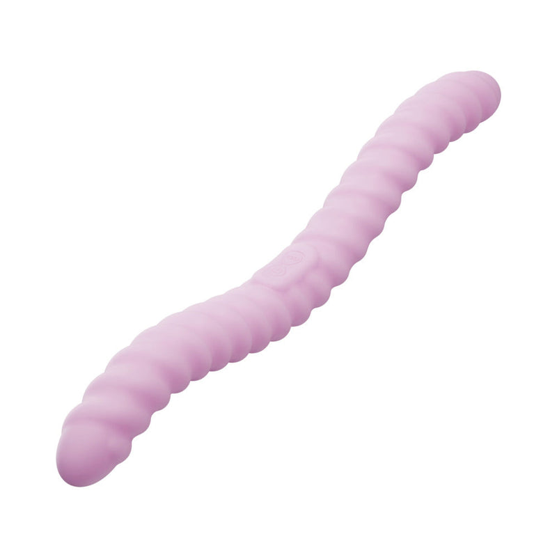 Tentra Cor Unicorn Horn Double-Ended Vibrating Dildo Pink