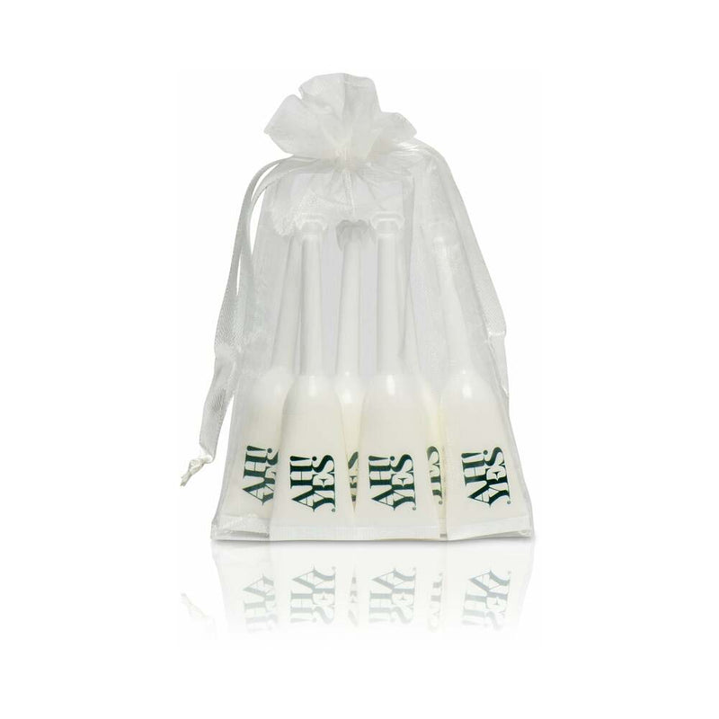 AH! YES COCO Plant-Oil Based Personal Lubricant Applicators 6-Pack 0.17 oz.