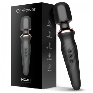 DISC*Noah Wand Massager USB Silicone Waterpro