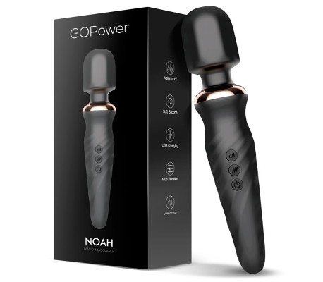 DISC*Noah Wand Massager USB Silicone Waterpro