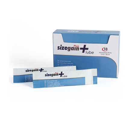 Lubricante Efecto Frio Sizegain Lube 10 Monodosis 5 ml