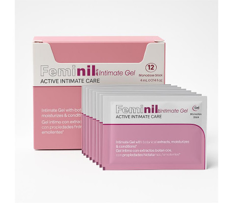 Lubricante Efecto Calor Feminil Lube 12 Monodosis 4 ml
