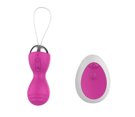 Huevo Vibrador con Control Remoto USB Rosa