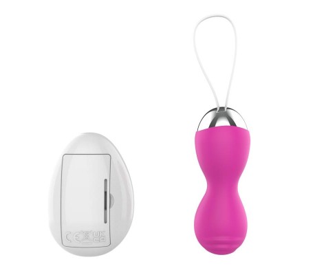 Huevo Vibrador con Control Remoto USB Rosa