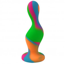 Plug Anal Multi Color Silicona