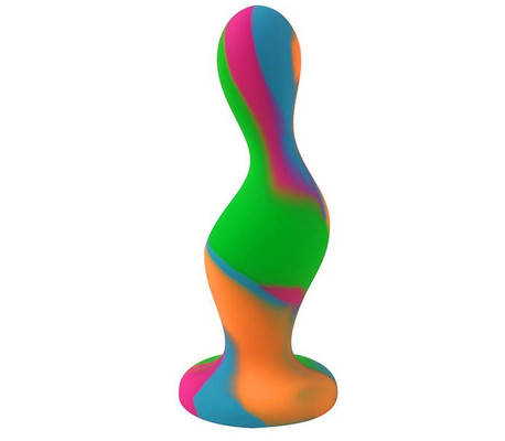 Plug Anal Multi Color Silicona