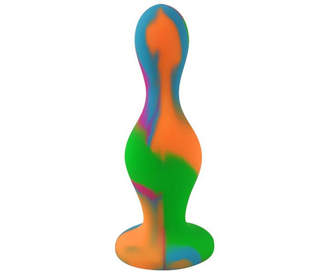 Plug Anal Multi Color Silicona