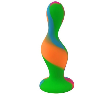 Plug Anal Multi Color Silicona