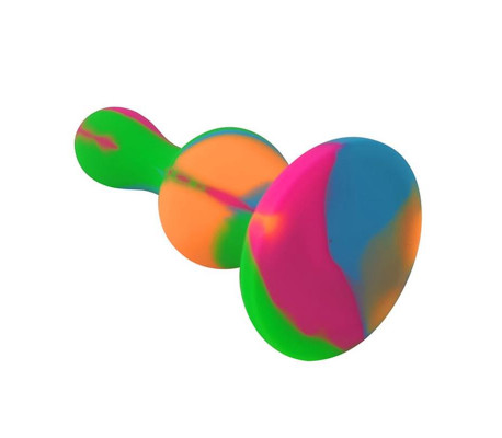 Plug Anal Multi Color Silicona