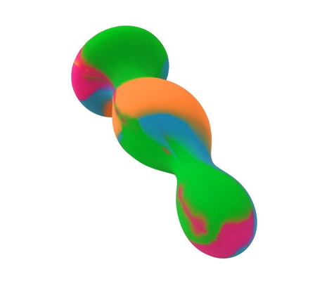 Plug Anal Multi Color Silicona