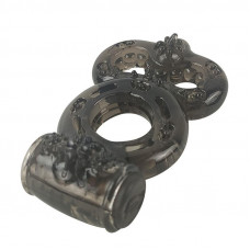 Anillo para el Pene con Vibración Negro