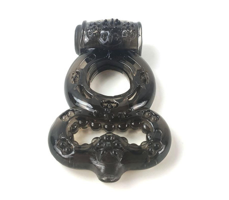 Anillo para el Pene con Vibración Negro