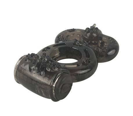 Anillo para el Pene con Vibración Negro