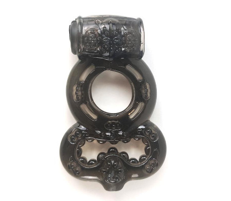 Anillo para el Pene con Vibración Negro