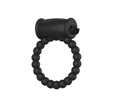 Anillo para el Pene con Vibración Negro