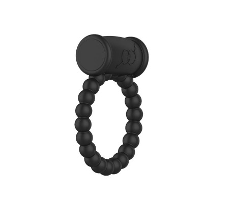 Anillo para el Pene con Vibración Negro