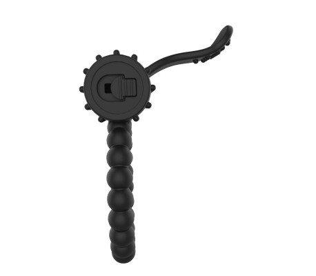 Anillo para el Pene con Vibración Negro