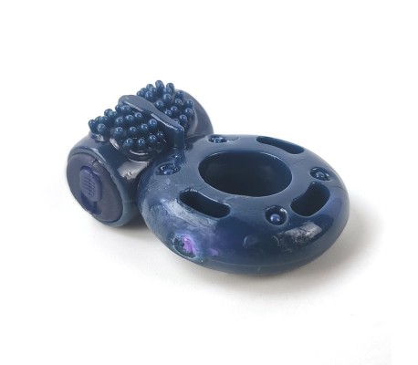 Anillo para el Pene con Vibración Azul