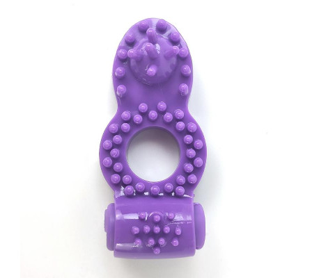 Anillo para el Pene con Vibración Púrpura