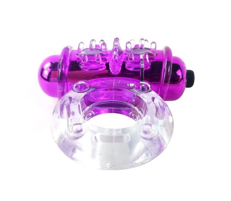 Anillo para el Pene con Vibración Rosa