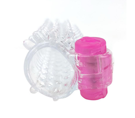 Funda para el Pene con Vibración Transparente