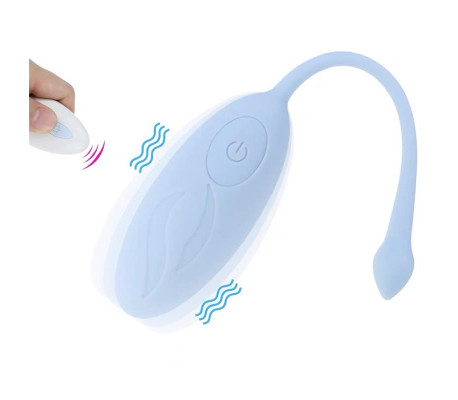 Huevo Vibrador con Control Remoto Azul