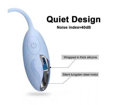 Huevo Vibrador con Control Remoto Azul