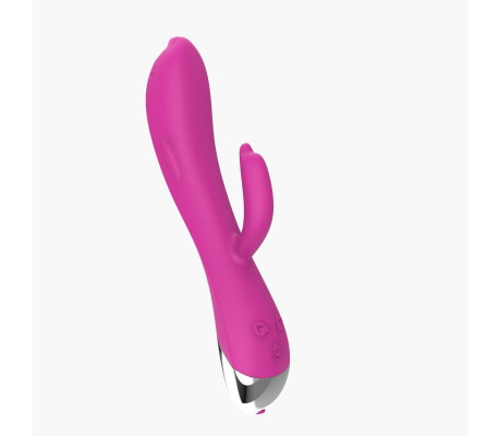 Vibrador Dolphin 6 Funciones USB Rosa