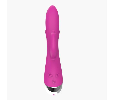 Vibrador Dolphin 6 Funciones USB Rosa