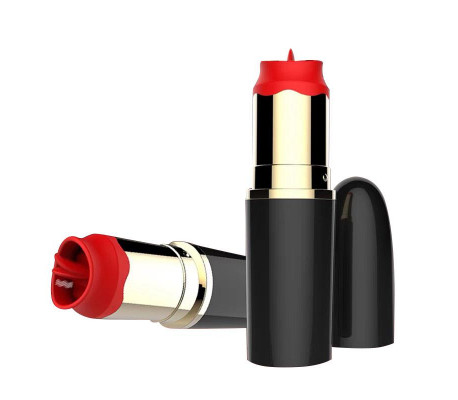 Estimulador de Pintalabios con Lengua Estimuladora USB Negro