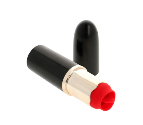 Estimulador de Pintalabios con Lengua Estimuladora USB Negro