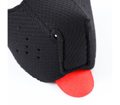 Bozal de Perro de Neopreno Desmontable Ajustable Negro
