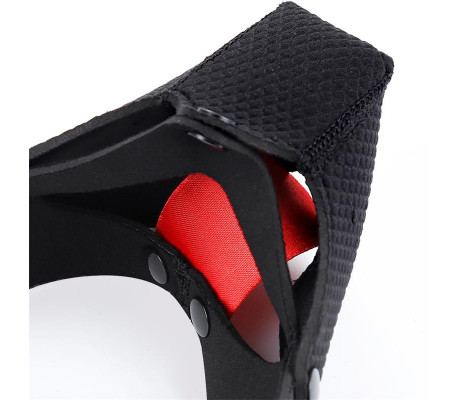 Bozal de Perro de Neopreno Desmontable Ajustable Negro