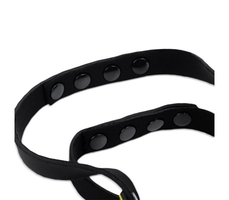 Bozal de Perro de Neopreno Desmontable Ajustable Negro