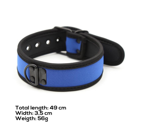 Collar de Neopreno Ajustable Azul