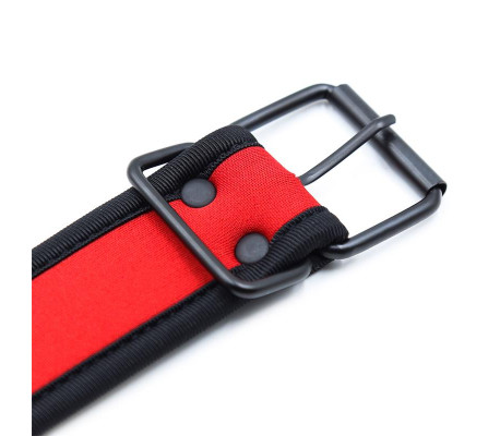 Collar de Neopreno Ajustable Rojo