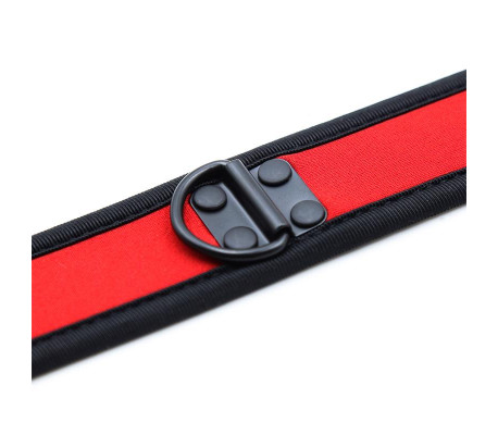 Collar de Neopreno Ajustable Rojo
