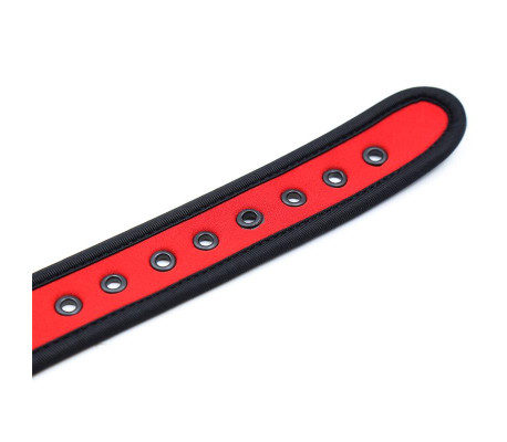 Collar de Neopreno Ajustable Rojo