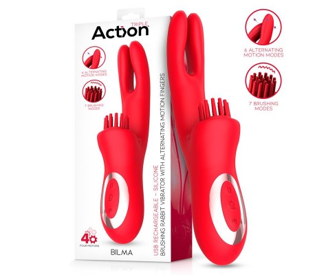 Bilma Vibrador con Movimientos Alternantes y Brushing 4 Motores
