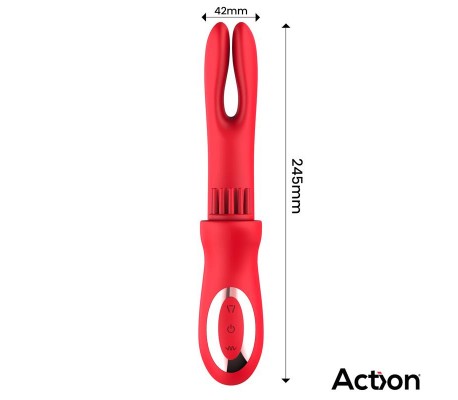 Bilma Vibrador con Movimientos Alternantes y Brushing 4 Motores
